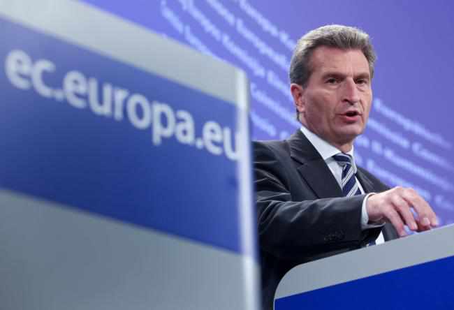 Günther Oettinger, comisario europeo de Energía