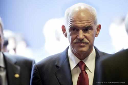 Yorgos Papandreu, primer ministro de Grecia