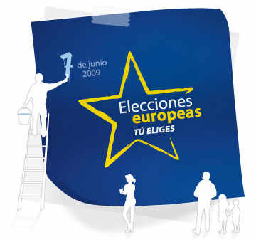 Cartel electoral del PE en 2009