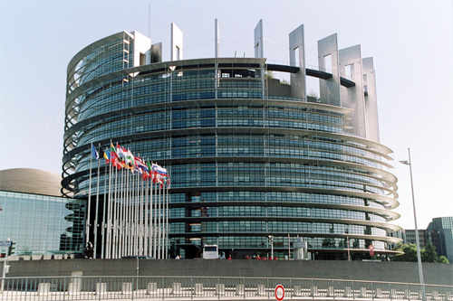 Sede del Parlamento Europeo en Estrasburgo