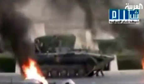 tanques en Hama