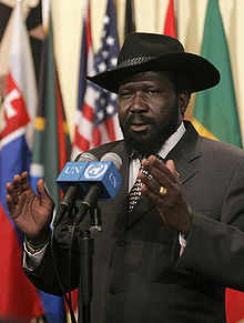 El presidente de Sudán del Sur