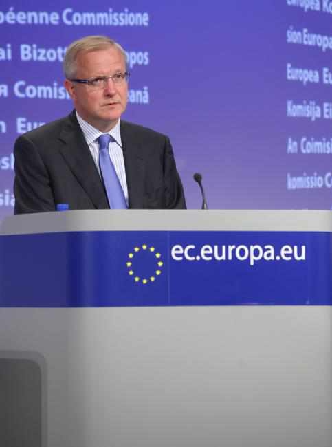 Olli Rehn, comisario europeo de Asuntos Económicos