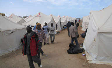 campamento humanitario