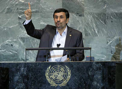 El presidente iraní, Ahmadineyad, se dirige a la Asamblea Gral. de la ONU