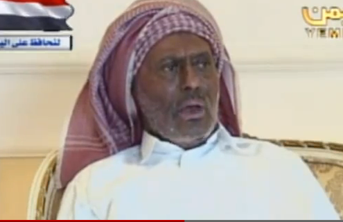 El presidente Saleh muy cambiado