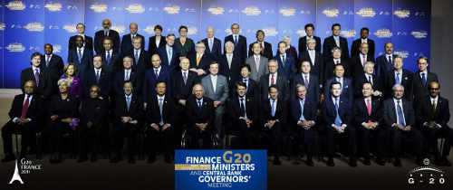 Foto de familia de los ministros de Finanzas del G20