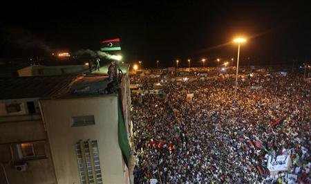 Manifestación en Libia