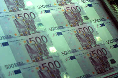 Impresión de billetes de 500 euros