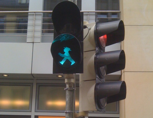 Semáforo verde en Berlín