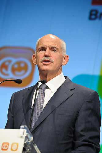 Papandreu, en la convención del PSE