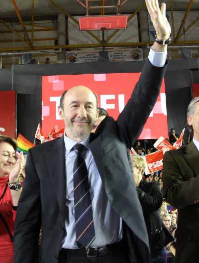 Alfredo Pérez Rubalcaba, candidato socialista