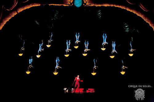 Escena de Zarkana, de Cirque du Soleil