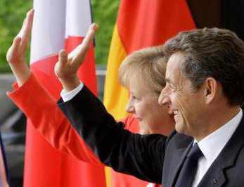 Angela Merkel y Nicolás Sarkozy 
