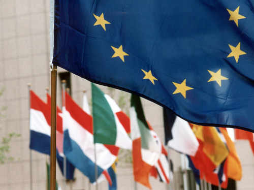 Bandera de la UE y de los estados miembros