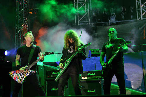 Metallica en el escenario