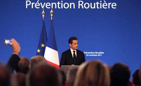 Sarkozy hablando en Toulon