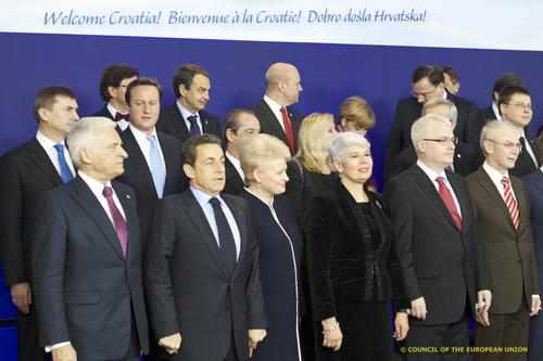 Foto de familia del Consejo Europeo de diciembre