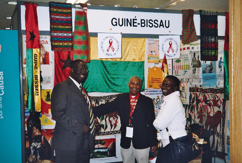 Activistas de Guinea-Bissau en un acto celebrado en Lisboa
