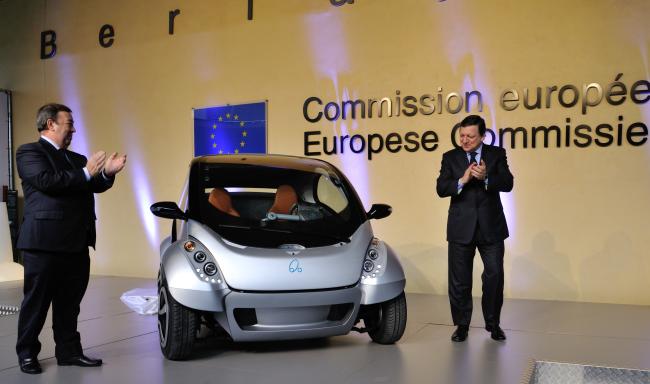 Barroso, en la presentación de Hiriko en Bruselas