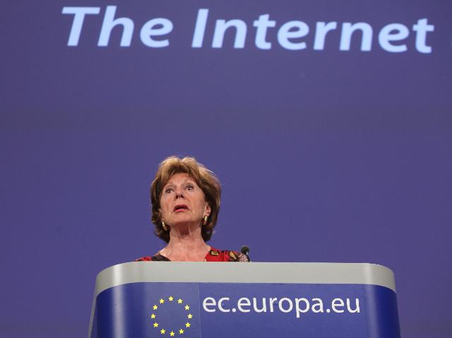 Neelie Kroes, comisaria europea de Agenda Digital