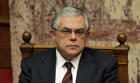 Lukas Papademos, primer ministro griego
