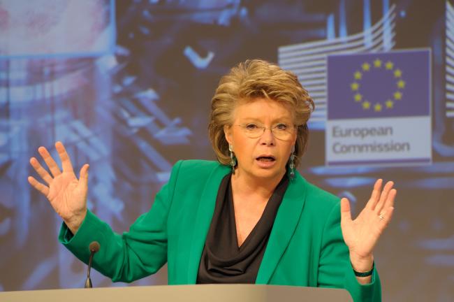 Viviane Reding, comisaria europea de Justicia y Derechos Fundamentales