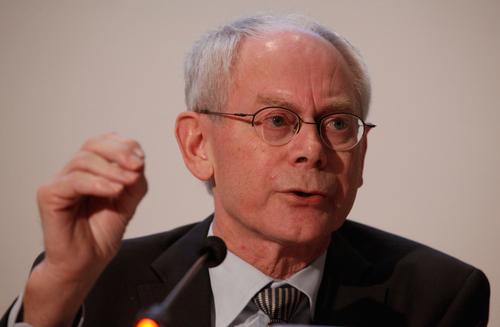 Herman van Rompuy, en la Universidad Humboldt
