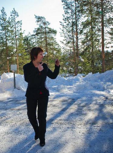 Ashton, en una visita a Finlandia, marzo 2012