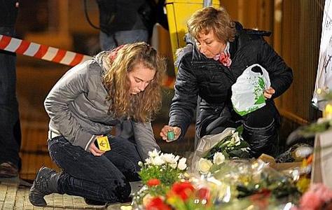 Velas y flores en Bélgica por las víctimas del accidente en Suiza