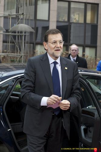 Rajoy, a su llegada al Consejo Europeo