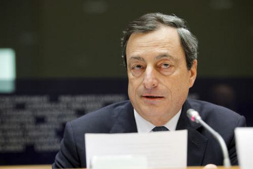Mario Draghi comparece en el Parlamento Europeo