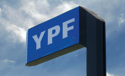 Logo de la petrolera YPF