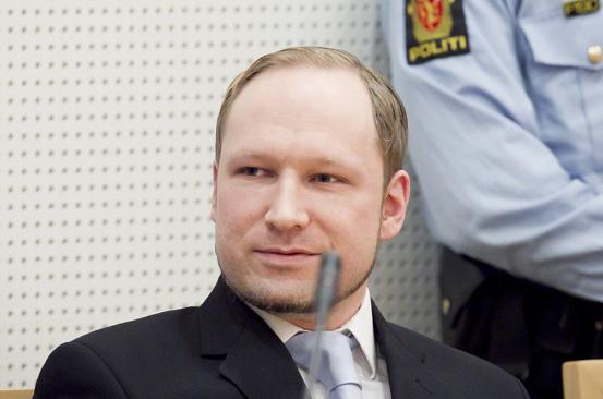 Anders Breivik, en un interrogatorio