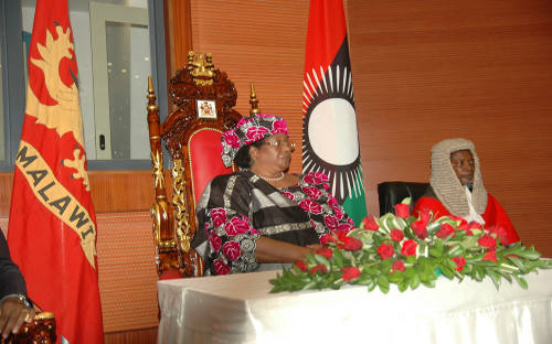 Joyce Banda, presidenta de Malawi