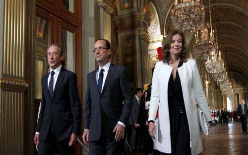 Hollande en Ayuntamiento de París