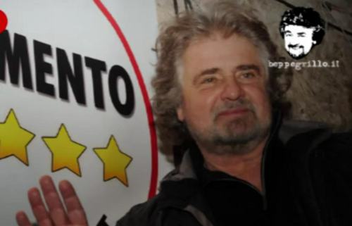 Beppe Grillo, líder del movimiento Cinco Estrellas