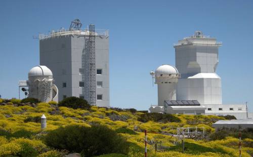 Telescopios en el Teide