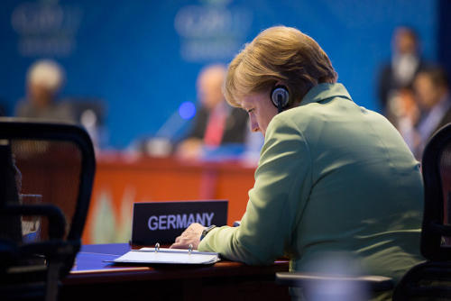 Merkel, en la cumbre del G20 en Los Cabos
