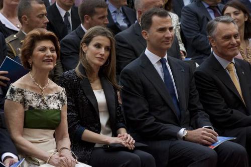 Los Príncipes de Asturias, en la entrega de premios Europa Nostra