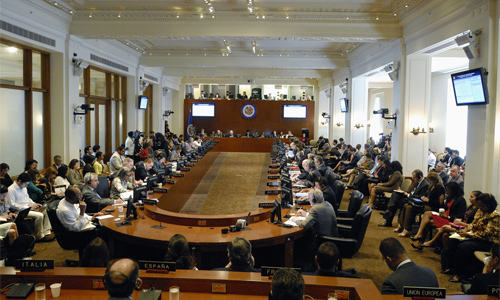 Reunión de la OEA para tratar el conflicto entre Ecuador y Reino Unido