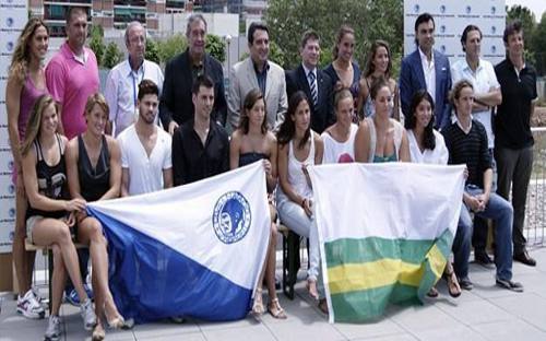 Presentación de los 16 olímpicos del CN Sabadell