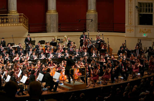 Concierto de la sinfónica en el Konzerthaus de Viena