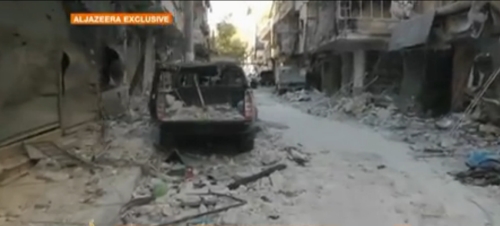 Atentado en el barrio Salaheddine en Alepo