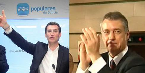 Núñez Feijóo y Urkullu, ganadores en Galicia y el País Vasco