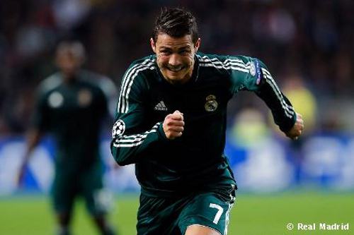 Cristiano Ronaldo, estrella del R. Madrid frente al Ajax