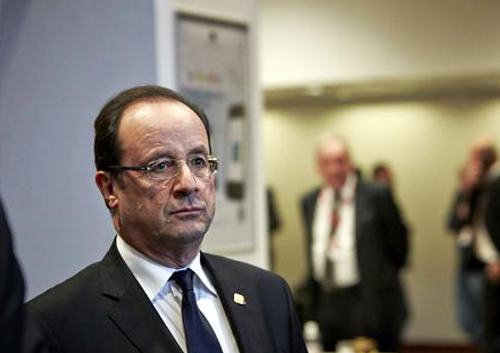 François Hollande, en el Consejo Europeo