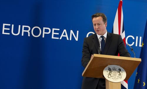 David Cameron, tras el Consejo Europeo de diciembre