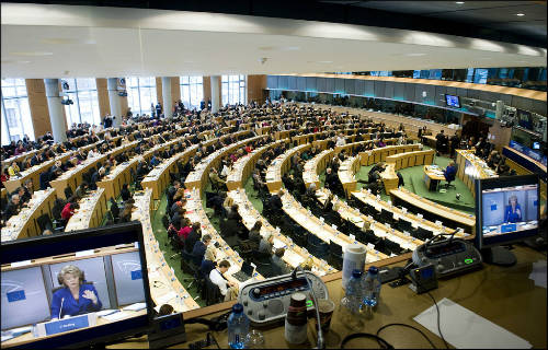 Sesión del Parlamento europeo