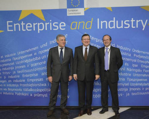 Tajani, Barroso y Calleja